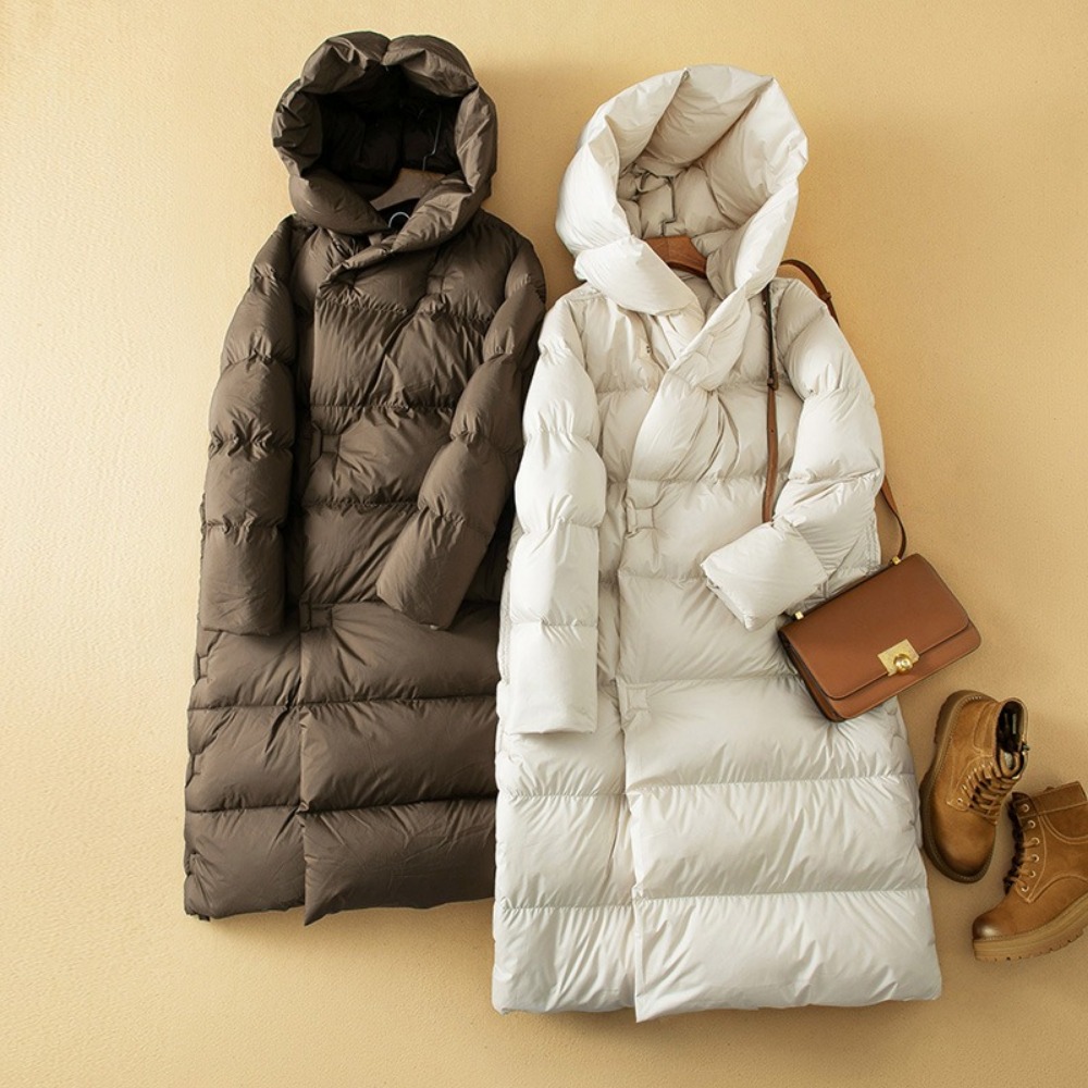 Women'S Fashion Parka - Down Jacket Women Long Hooded Parkas