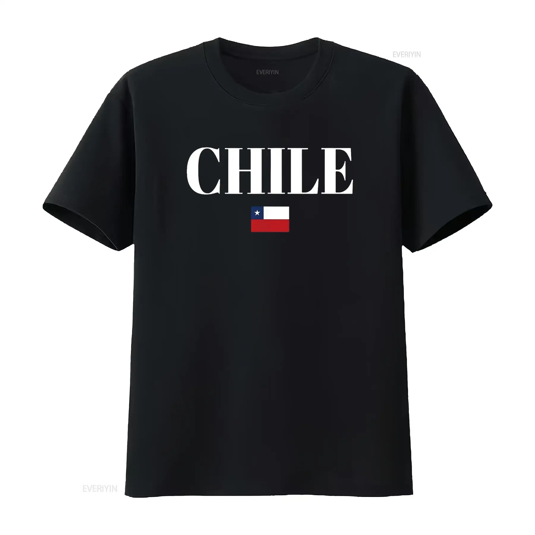 Women'S Fashion Graphic Tees - CHILE Flag Women T Shirt vintage