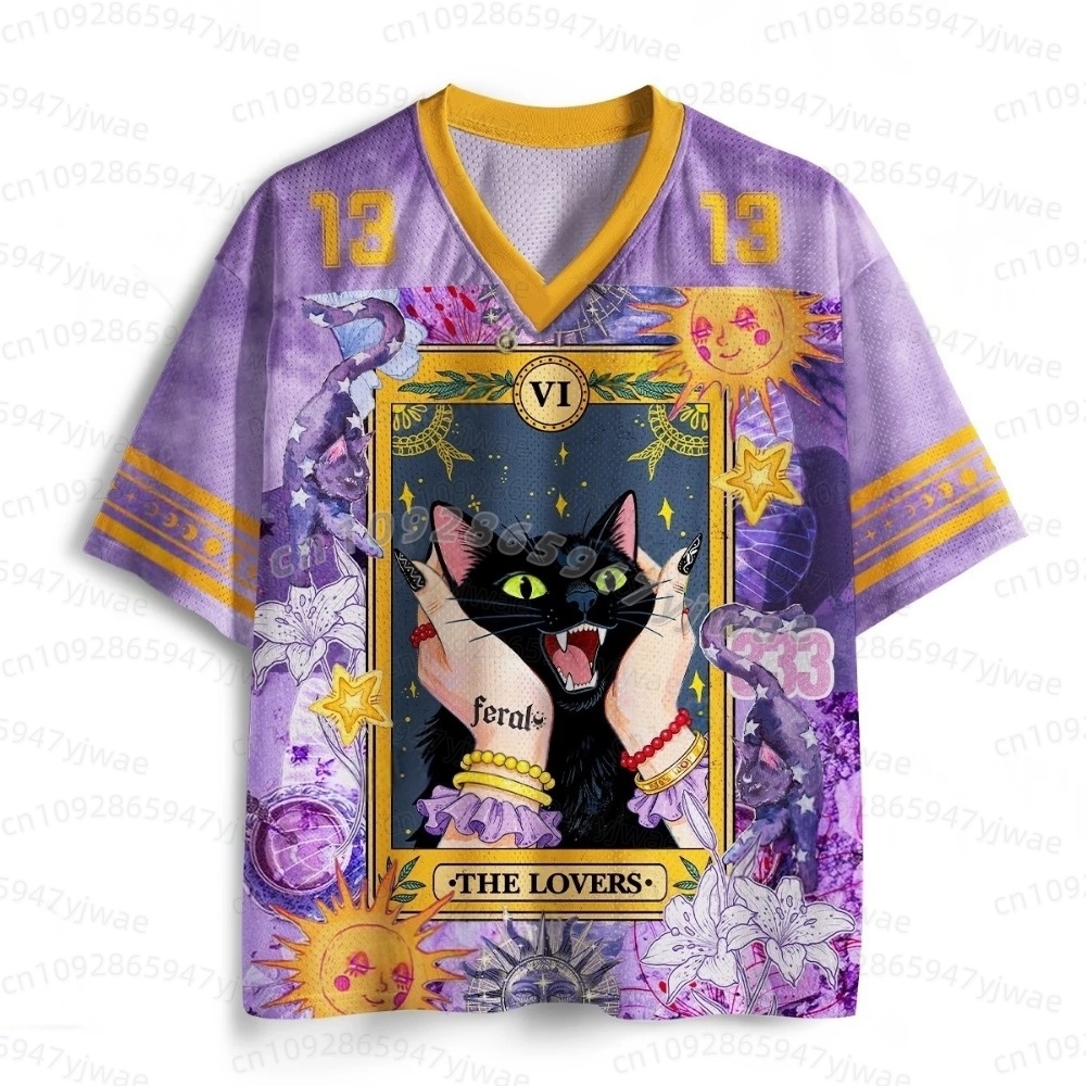 Women'S Fashion Q - 2026 JAPANESE Couple Tarot Black Cat