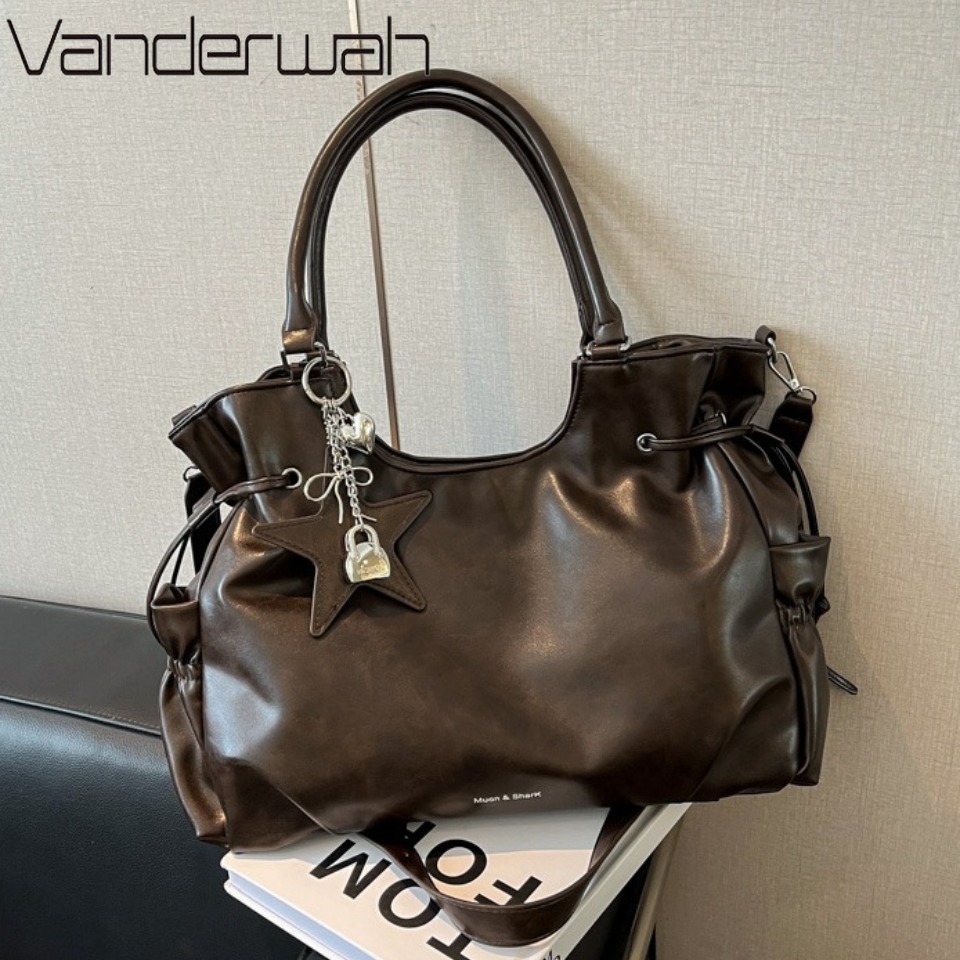 Women'S Fashion Magazines - Vintage Top Quality Oil-Wax Leather Tote