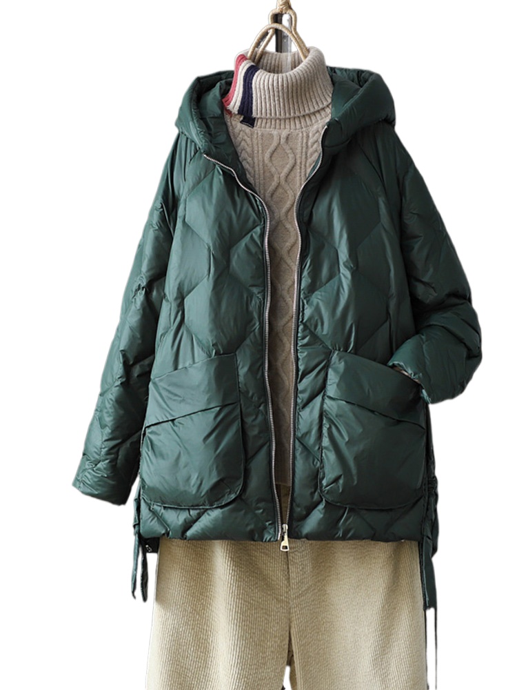 Women'S Fashion Parka - New Winter Women 90% White Duck