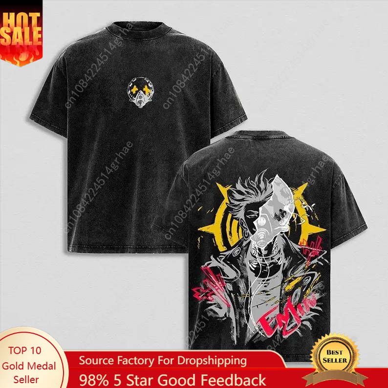 Women'S Fashion Graphic Tees - Gachiakuta Vintage Anime Washed Shirt Anime