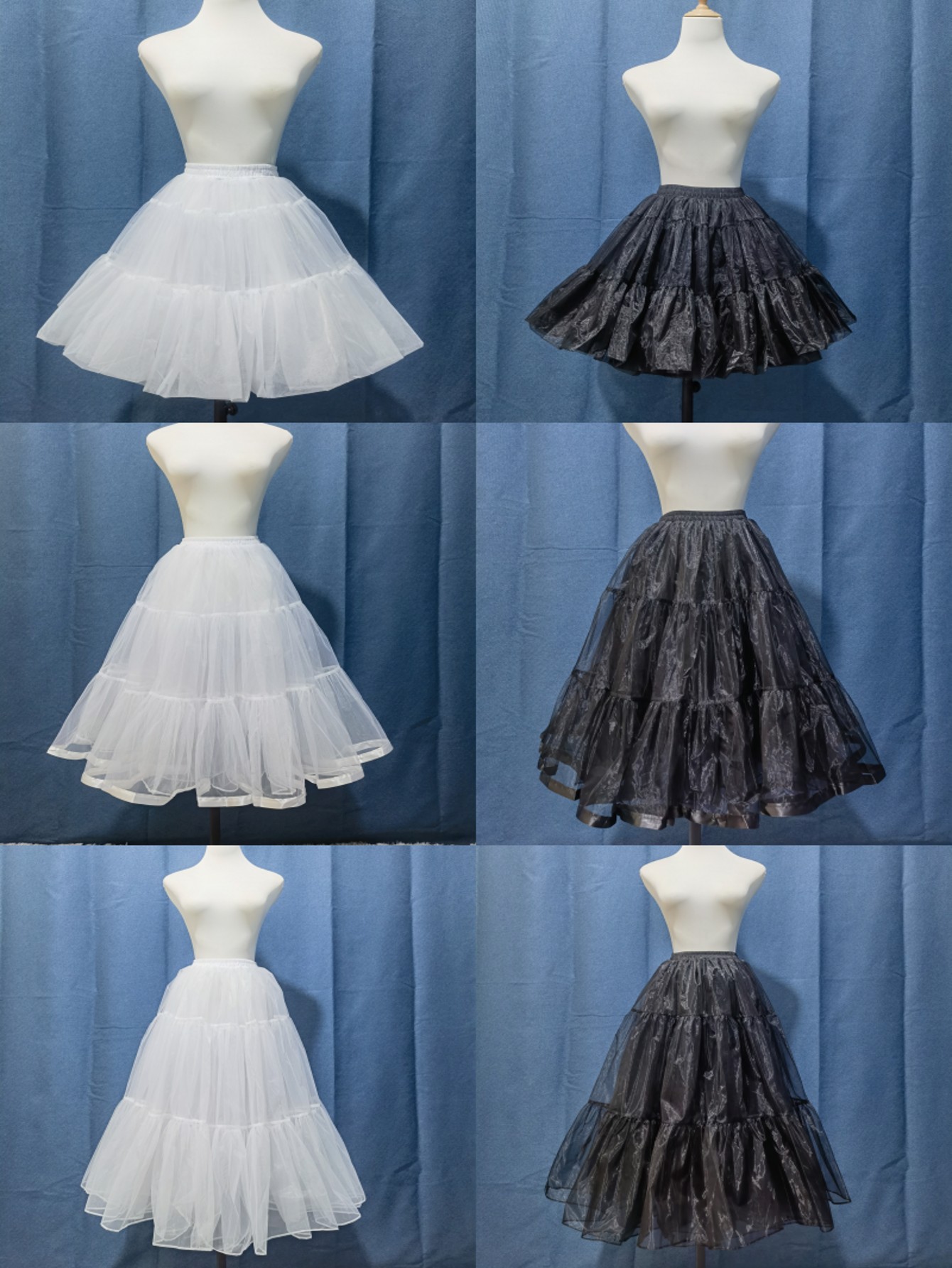 Women'S Fashion From The 60S - Long Puffy Skirts 40/60/80CM Girls Fashion