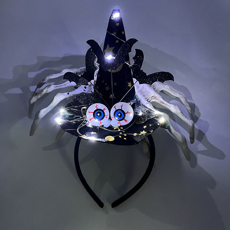 LED Witch Hat Headband Bat Eye - Women'S Fashion Hats review and price