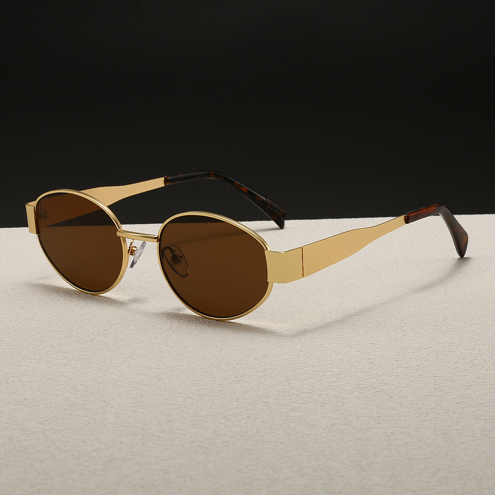 Trendy Round Frame Metal Sungl - Women'S Fashion Eyeglass Frames review and price