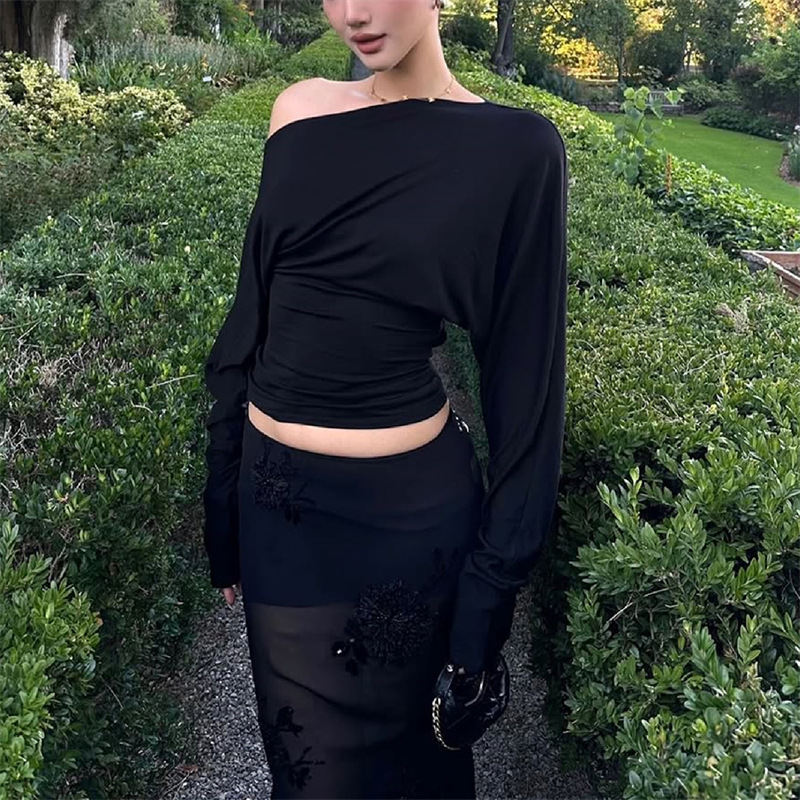 2026 Women’s One Shoulder Top  - Asymmetric Top Women review and price