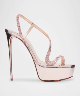 Metallic leather platform stil - Women'S Fashion Q review and price
