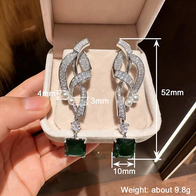Retro Luxury Emerald Square Di - Women'S Fashion Magazines review and price