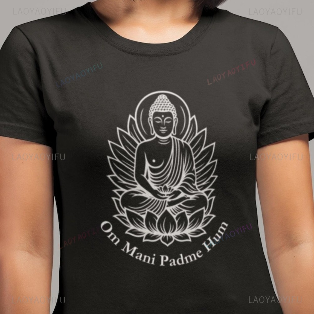 Buddha Lotus Meditation Graphi - Women'S Fashion Graphic Tees review and price