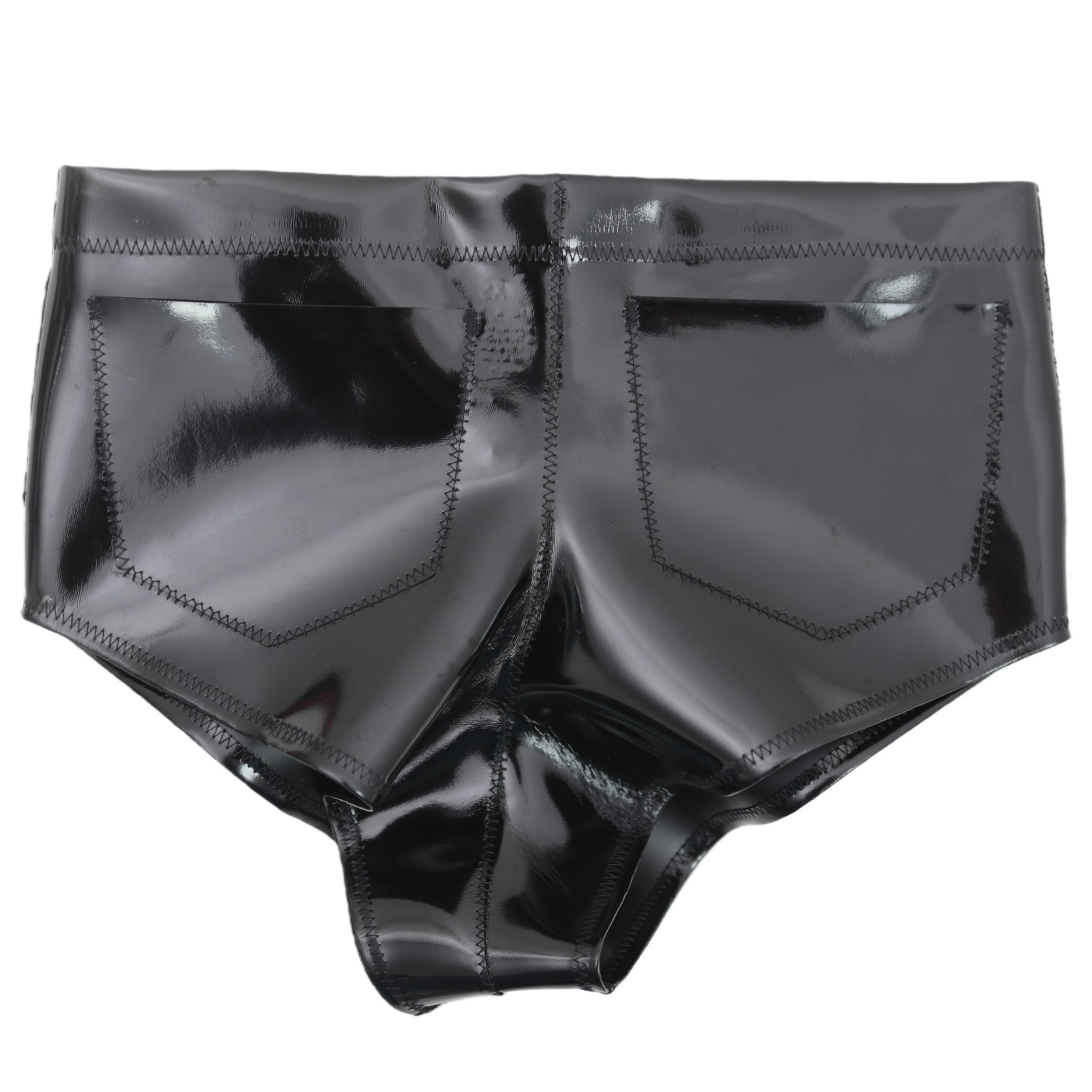 Women Men Glossy Pocket Shorts - Women Fashion Styles review and price