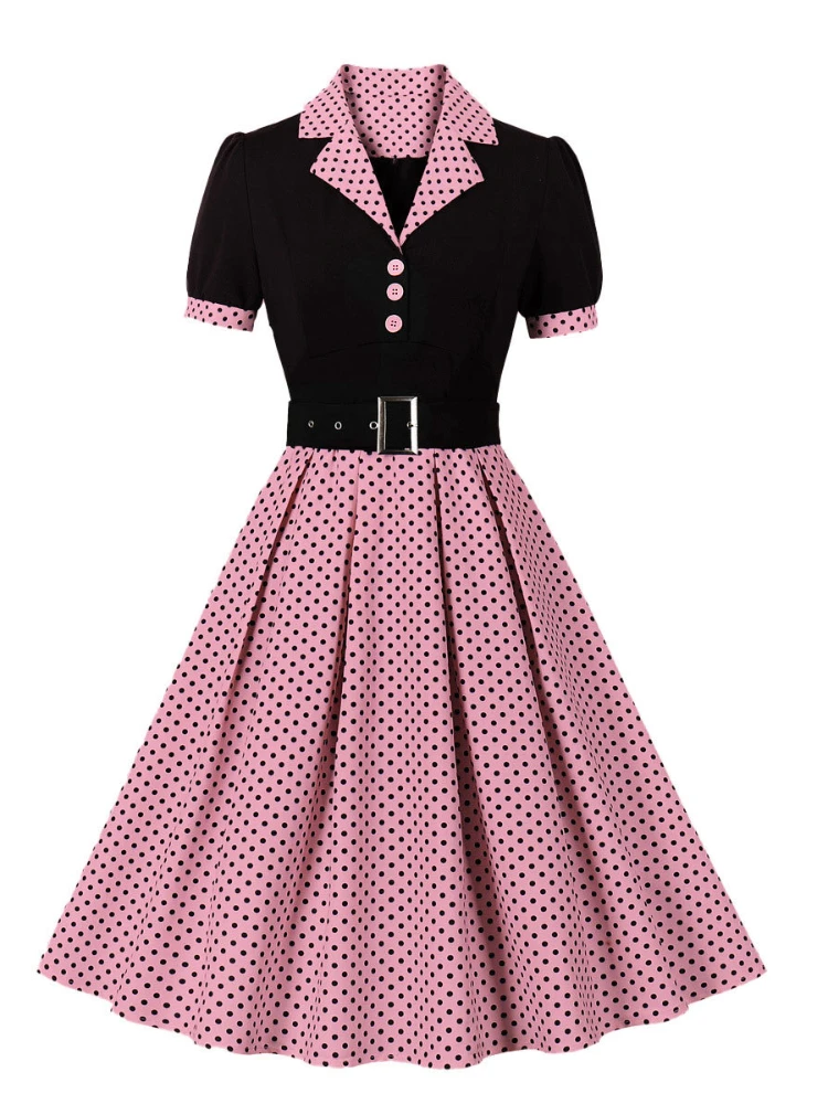 2024 New Fashion Polka Dot Vin - Women'S Fashion From The 60S review and price