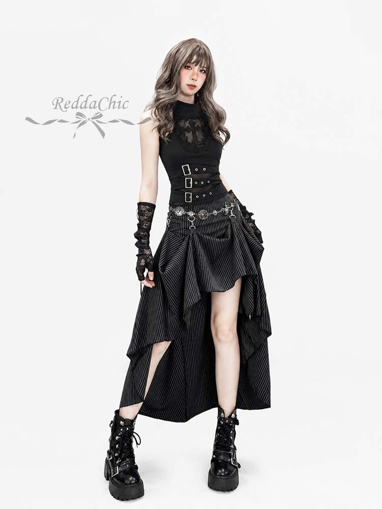 REDDACHiC Gothic Cross Tank To - Asymmetric Top Women review and price