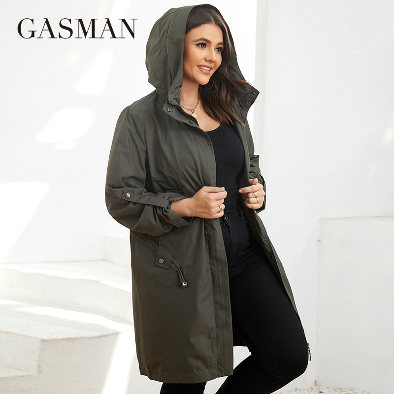 GASMAN Autumn  Trench Coat Plu - Women'S Fashion Parka review and price