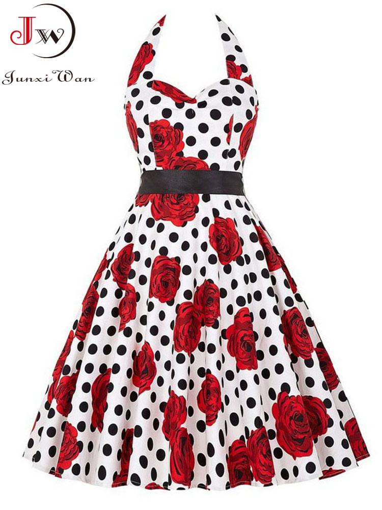 Women Summer Polka Dot Vintage - Women'S Fashion From The 60S review and price