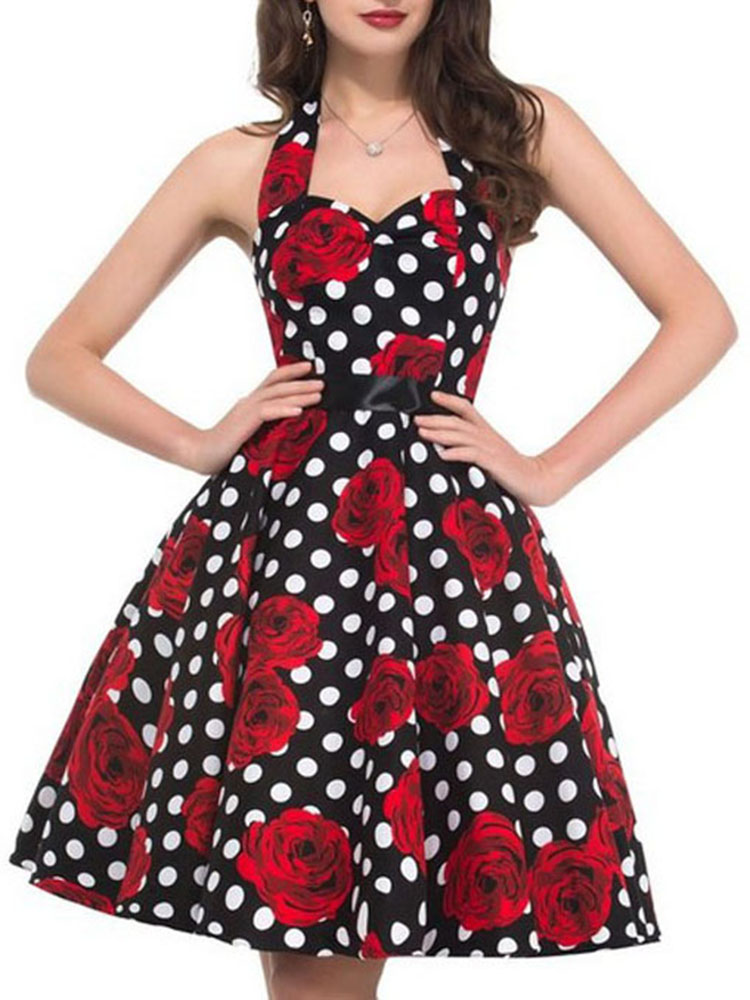 Women Summer Polka Dot Vintage - Women'S Fashion From The 60S review and price