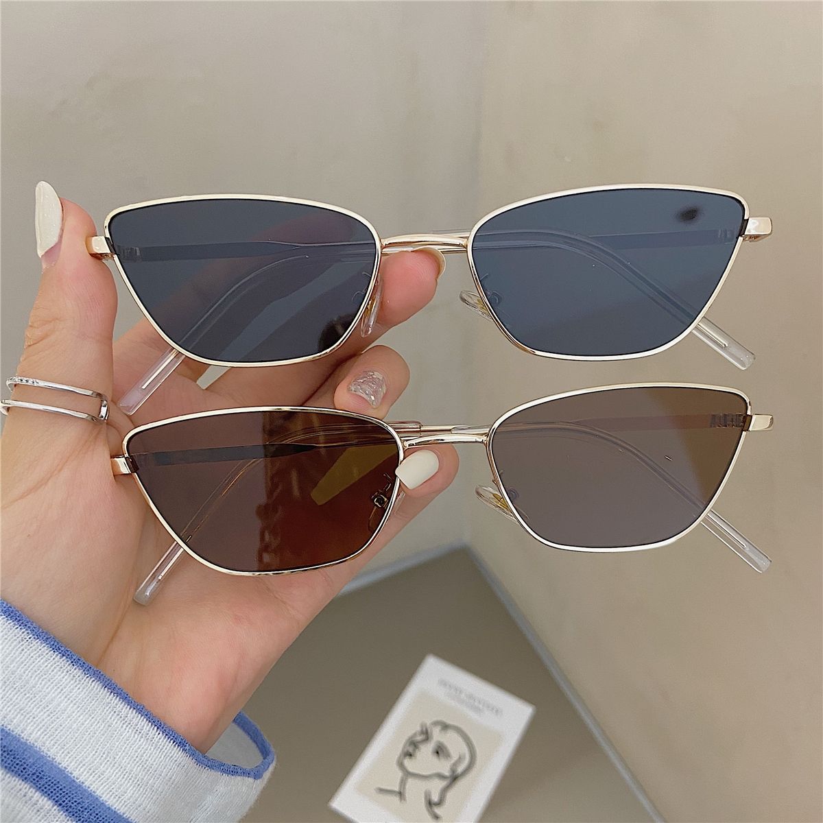 Fashionable Rhombus-Shaped Met - Women'S Fashion Eyeglasses review and price