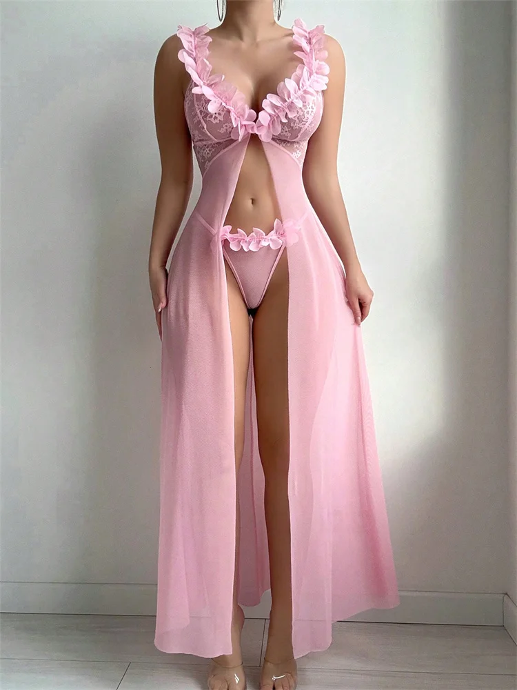 Pink Floral Sexy Nighties Wome - Women'S Fashion Line review and price