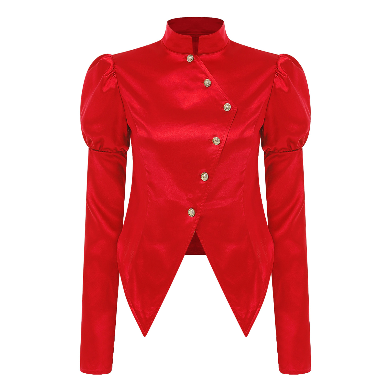 Women Victorian Tops Button Sa - Asymmetric Top Women review and price