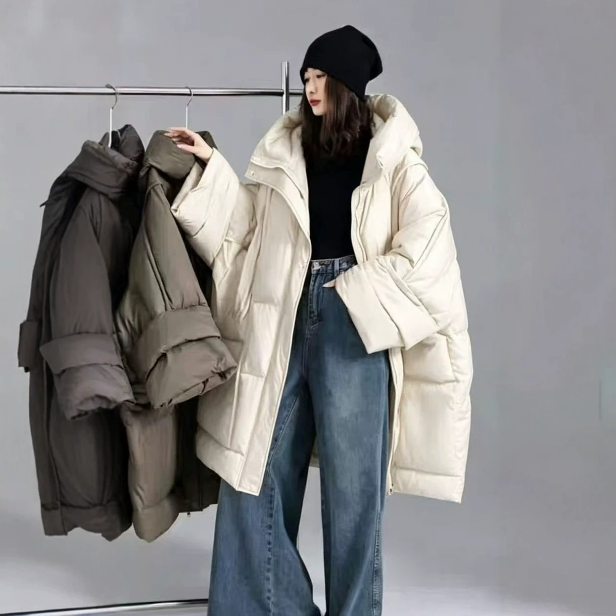 Oversize Mid Length Snow Parka - Women'S Fashion Parka review and price
