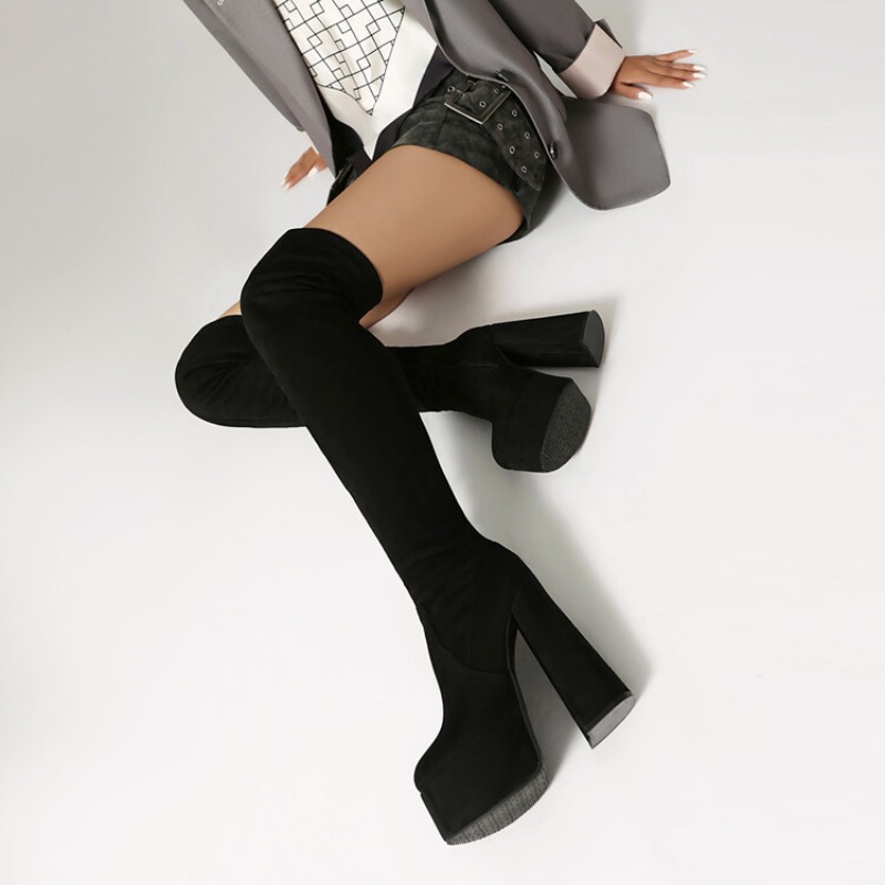 14cm Square Heel Waterproof Pl - Women'S Fashion Magazines review and price